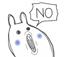 Rabbit of the vintage sticker #11534629