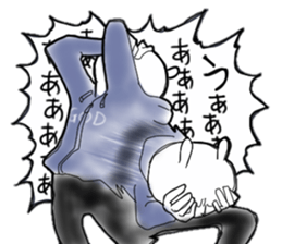 Rabbit of the vintage sticker #11534633