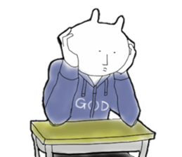 Rabbit of the vintage sticker #11534635