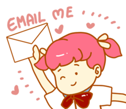 Pink Girl Daily sticker #11534657