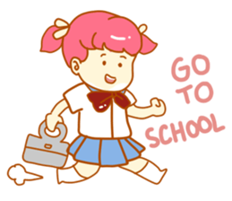 Pink Girl Daily sticker #11534659