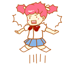 Pink Girl Daily sticker #11534661