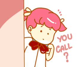 Pink Girl Daily sticker #11534663