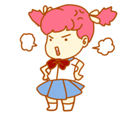Pink Girl Daily sticker #11534664