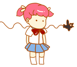 Pink Girl Daily sticker #11534667