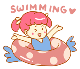 Pink Girl Daily sticker #11534669