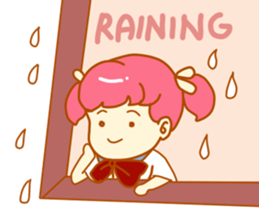 Pink Girl Daily sticker #11534671