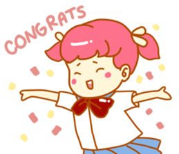 Pink Girl Daily sticker #11534672