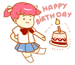 Pink Girl Daily sticker #11534673