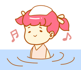 Pink Girl Daily sticker #11534675