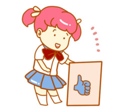 Pink Girl Daily sticker #11534677