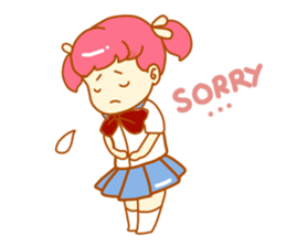 Pink Girl Daily sticker #11534681