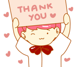 Pink Girl Daily sticker #11534683