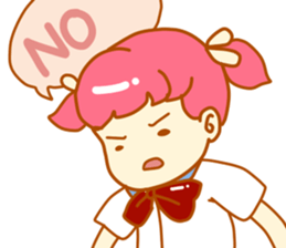 Pink Girl Daily sticker #11534687