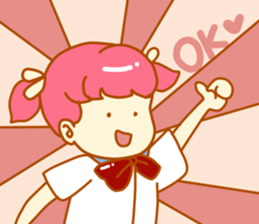 Pink Girl Daily sticker #11534688