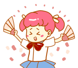 Pink Girl Daily sticker #11534689