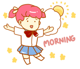 Pink Girl Daily sticker #11534693