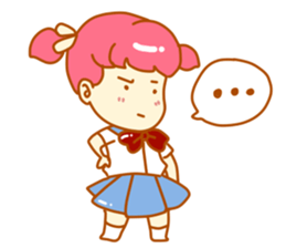 Pink Girl Daily sticker #11534694