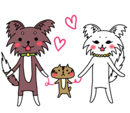 Chiwasan and Ochiwa sticker #11534730