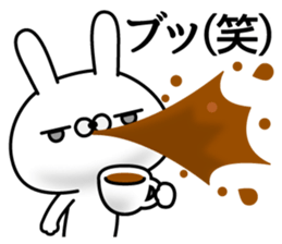 Rabbit hilarious sticker #11535113