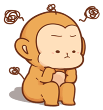 Pi Pi Monkey 2 sticker #11535342