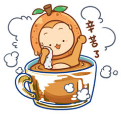 Pi Pi Monkey 2 sticker #11535353