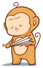 Pi Pi Monkey 2 sticker #11535365