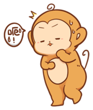 Pi Pi Monkey 2 sticker #11535369