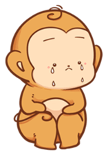 Pi Pi Monkey 2 sticker #11535370