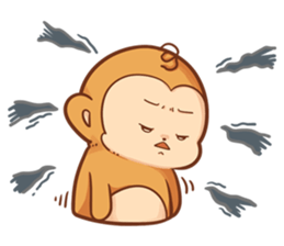 Pi Pi Monkey 2 sticker #11535374