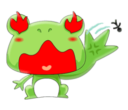 frog Croak sticker #11536946