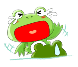 frog Croak sticker #11536969