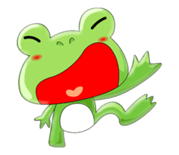 frog Croak sticker #11536972