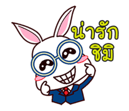 Business Bunny sticker #11537022