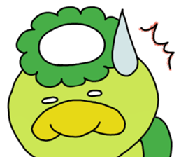 Be born as a frog 4 sticker #11537128