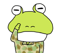 Be born as a frog 4 sticker #11537131