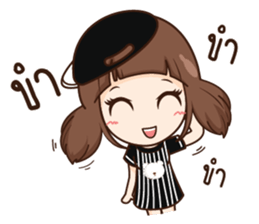 Milin pretty girl sticker #11538116