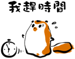 "Little Raccoon" sticker #11538159