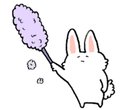 Rabbit slow living. sticker #11538258