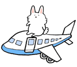 Rabbit slow living. sticker #11538272