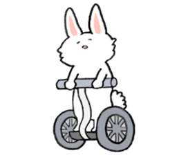 Rabbit slow living. sticker #11538279