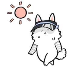 Rabbit slow living. sticker #11538280