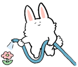 Rabbit slow living. sticker #11538282