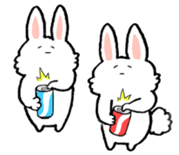 Rabbit slow living. sticker #11538283