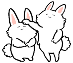 Rabbit slow living. sticker #11538284