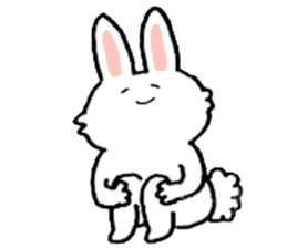 Rabbit slow living. sticker #11538290