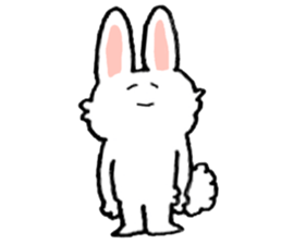 Rabbit slow living. sticker #11538292