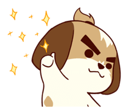 2 Shih Tzu Brothers V.2-Emotion sticker #11538297