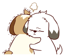 2 Shih Tzu Brothers V.2-Emotion sticker #11538307