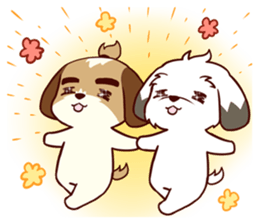 2 Shih Tzu Brothers V.2-Emotion sticker #11538315